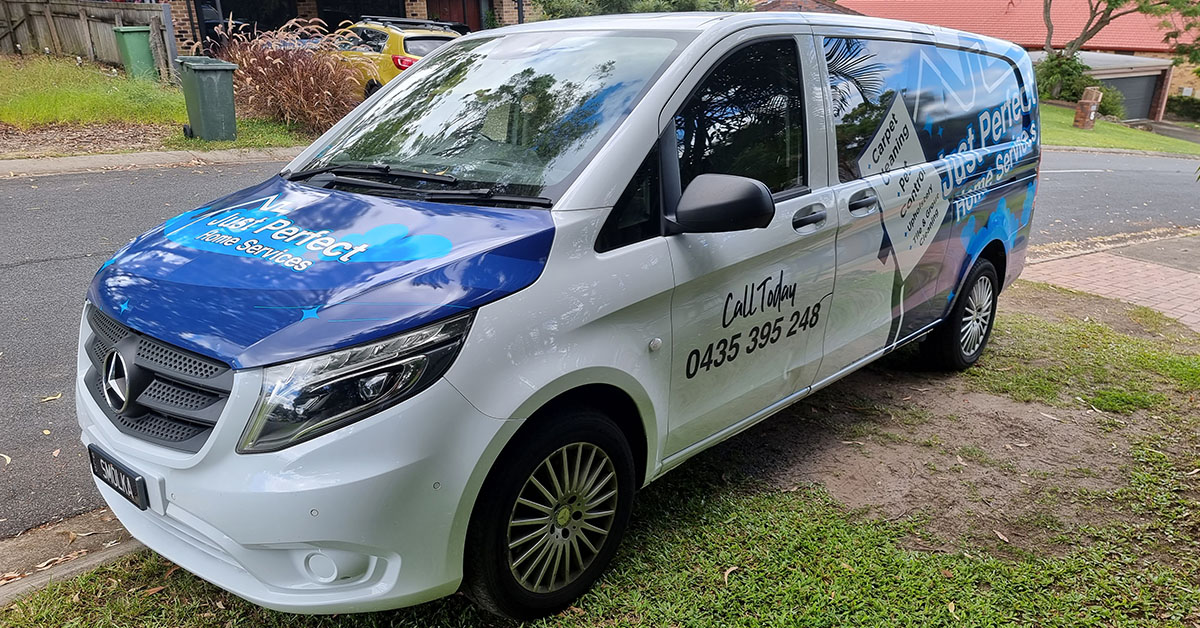 carpet cleaning van